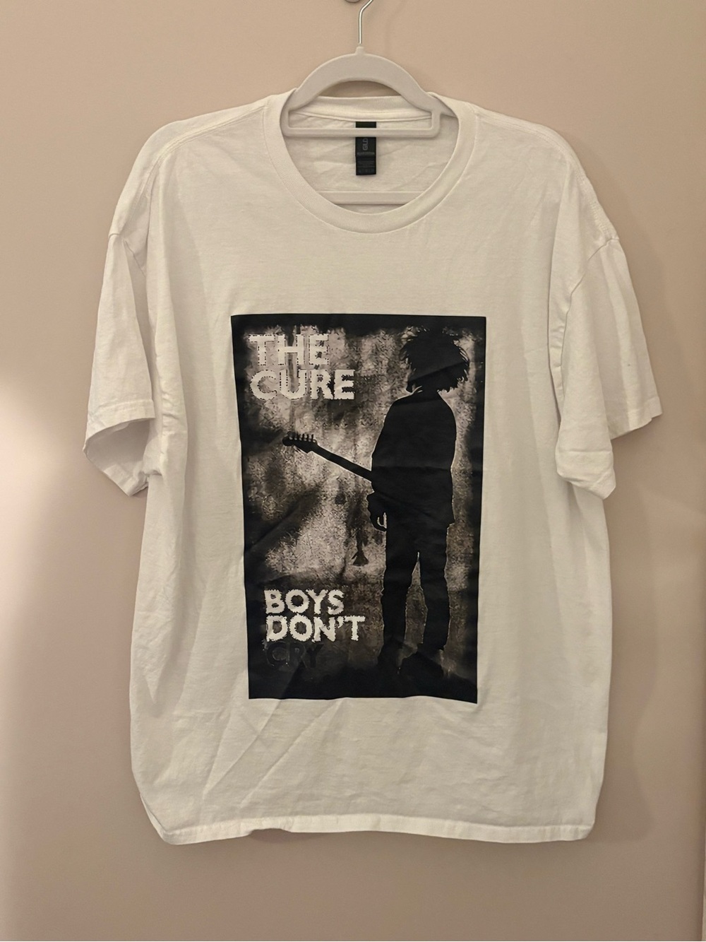 The Cure Boys Don’t Cry Graphic Band Tee White Size XL